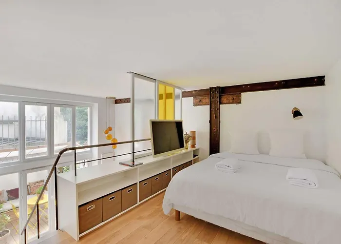 Apartamento Beautiful Duplex 1br-2p - Belleville París